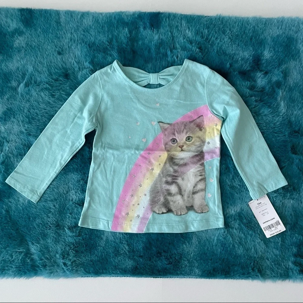 Carter’s Toddler Girl Long Sleeve T-Shirt Size 12 Months